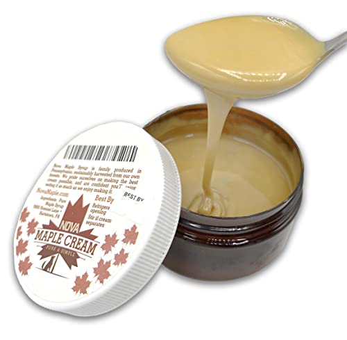 Nova Maple Cream - Pure Grade-A Maple Cream Butter Spread (1 Pound) #TOP3