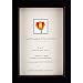 Dennis Daniels Ebony-stain 5x7 shadow box for your print or collectibles - 5x7-black