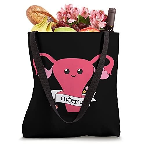 Cuterus Uterus Feminist LGBT Feminism T-Shirt Tote Bag miniatura 4