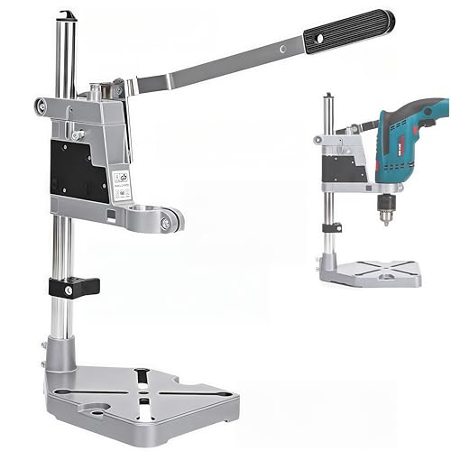 Präzisions-Bohrständer mit Verstellbarer Höhe, Standbohrmaschine, Ständerbohrmaschine, Bohrmaschinenständer, Bohrständer Ständer für Bohrmaschine, für Exaktes Bohren