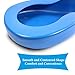 Bedpan for Bedbound Patient Healthcare, Large Bedpan for Bedridden Patient Elderly Female Male, Large Stable PP Bedpan with a Brush