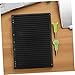YOSADIER 1Set Braille Writing Board with Stylus Lines Durable Design for Classroom Use Learning Tool for Blind Students and Visually Impaired Learners