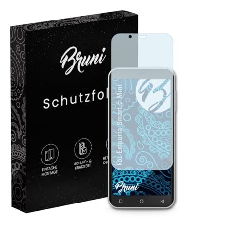 Bruni Screen Protector compatible with Emporia Smart.5 Mini Protector Film, crystal clear Protective Film (2X)