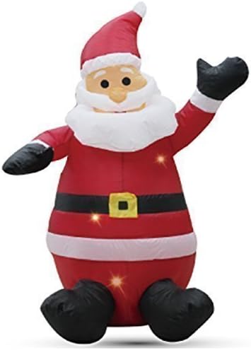 1.2m Sitting Santa Claus Self Inflating Inflatable Electric Blow Up Giant Large Outdoor Garden Christmas Xmas Figure Statue by Inflatable Water Toys