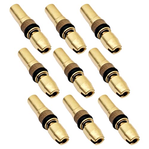 Lucaser 9 Stück Kolbenkopf mit drei Stufen, Kopf aus Kupfer, 6 mm, Pumpe, 30 Mpa, Reparaturteile