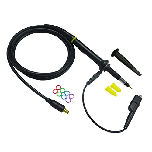 60 MHz Oscilloscope Clip Probes with Accessory Kit for DSO MCX-Probe-x1-amp-x10 Black