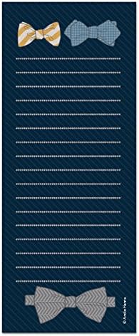 Note Card Cafe 6-Pack Magnetic Notepads | 50 Sheets per Pack | Fox and The Houndstooth Designs | 3.5 x 9 in | Memo Pad for Fridge, Planner, Notes, To-Do List, Grocery Shopping List, Recipes, Reminders