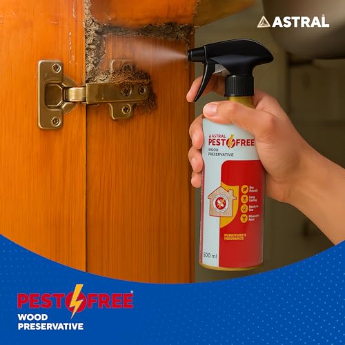 Image of Astral Pestofree Eco-Friendly Termite Killer 500ml | Protective & Preventive Formula for Termite, Borer & Insects | DIY Spray for Home, Office, Kitchen