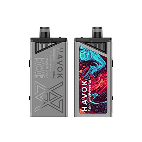 Uwell HAVOK V1 Pod Mod Vape E-Zigarette 1800mAh 2ml 65W Kein Nikotin (Silber)