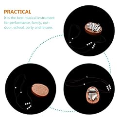 BIENKA Mini Kalimba Thumb Piano 8 Touches Planche Plate Kalimba avec Lanière Bois Mbira Finger Piano Instrument de… - Les Beatles, Paul McCartney, John Lennon, RIngo Starr, George Harrison BIENKA Mini Kalimba Thumb Piano 8 Touches Planche Plate Kalimba avec Lanière Bois Mbira Finger Piano Instrument de… – Image 4