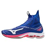  Mizuno Lightning Neo, Zapatillas de vóleibol Unisex Adulto, Reflexbluec/Silverdpink, 38.5 EU