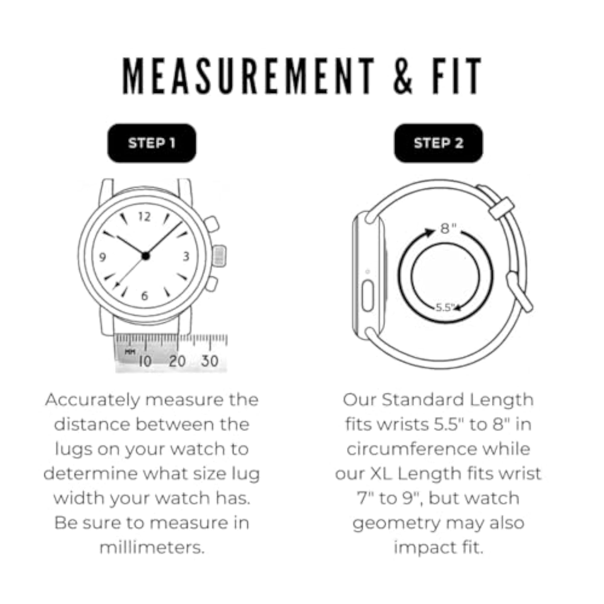 Elite Silicone Straps - Quick Release, Choose Color & Width