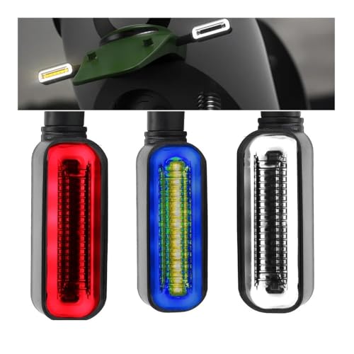 Indicateur clignotant de moto universel et feux de position DRL arriere etanches - 2