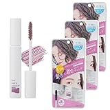 medene ワンデー ヘアー & アイブロウ カラー (モーヴピンク) / メイク感覚で1DAYチェンジ / 髪色 × 眉色 サッとひと塗りで高発色/ダメージ補修 & 保湿成分 配合/速乾/シャンプーで簡単オフ/汗・雨に強い/アイブロウ マスカラ/ヘアカラー/日本製