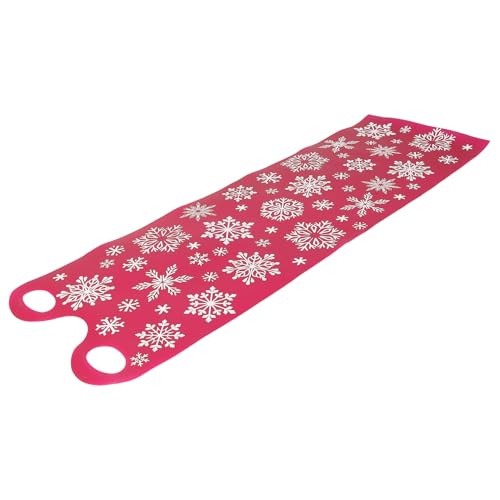 Luge enroulable flexible adulte Abaodam avec tapis de luge léger
