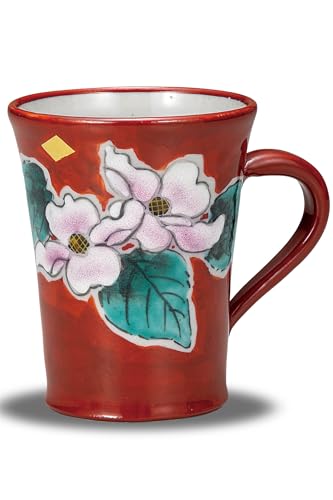 和座の蔵 おしゃれ コーヒーマグ 九谷焼 マグカップ 花水木 陶器 高級 ブランド 食器 日本製 誕生日プレゼント 還暦祝い 古希祝い 喜寿祝い 米寿祝い ギフト