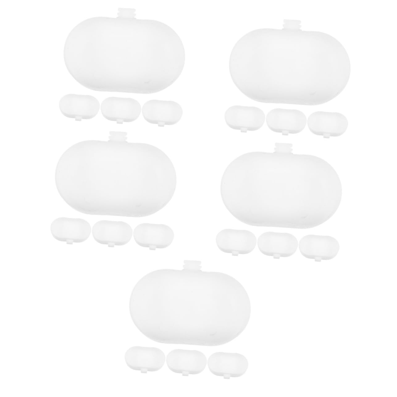 BESPORTBLE 25pezzi Vaschetta da Bagno per Uccelli con Design Semplice e Pratico Accessorio per Pappagalli e Parakeet Box Appeso per Gabbie di Uccelli Materiale Leggero e Resistente
