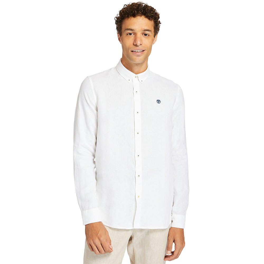 Timberland Koszulka Mężczyźni Ls Linen Shirt
