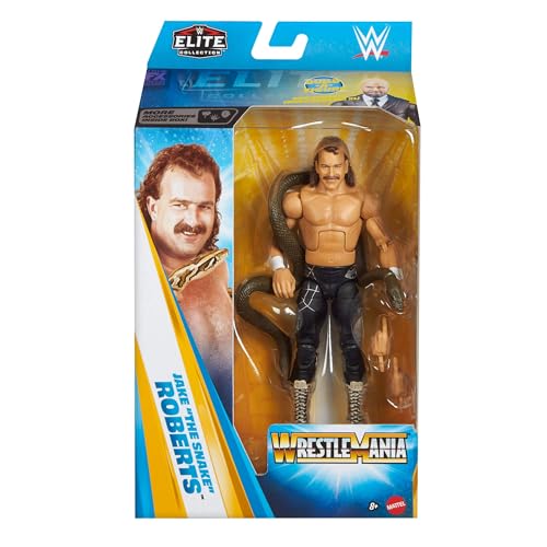 Mattel WWE Elite Collection Jake „The Snake“ Roberts Figur und Zubehör – Ansicht 2
