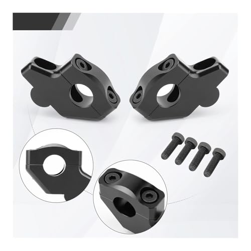 Abrazadera de manillar motocicleta XT 600 y TT-R230 elevador aluminio 4