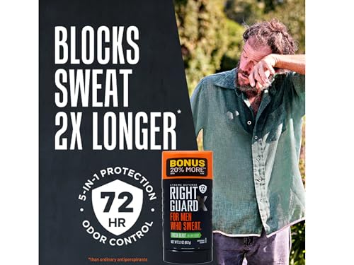 Desodorante antitranspirante Right Guard para hombre 3.1 oz miniatura 6