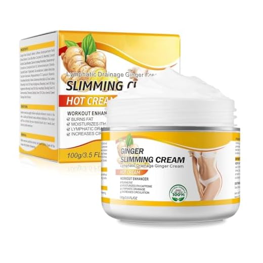 Ginger Slimming Cream, Anti Cellulite Cream, Hot Cream, Ginger Fat Burning Weight Loss Full Body Slimming Cream Gel, Fat Burning Cream for Belly, Perfect for Cellulite, Soothing, Relaxing, Tightening & Slimming