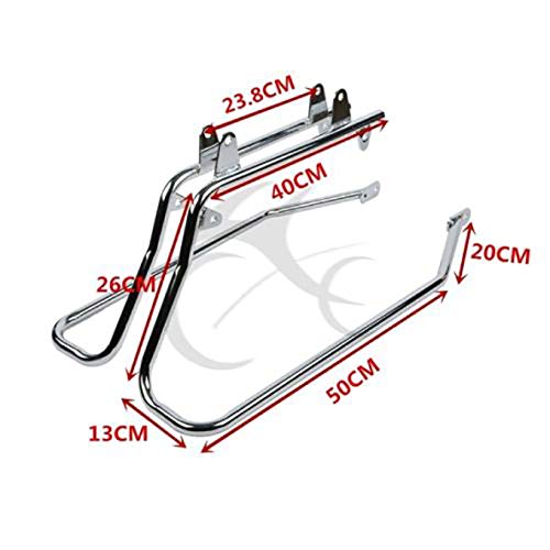 SLMOTO Alforjas rígidas negras mate extendidas 5" con cierre de llaves y soportes de conversión para Harley Road King, Road Glide, Street Glide, Electra Glide, Ultra-Classic, Softail, Dyna, Sportster miniatura 3
