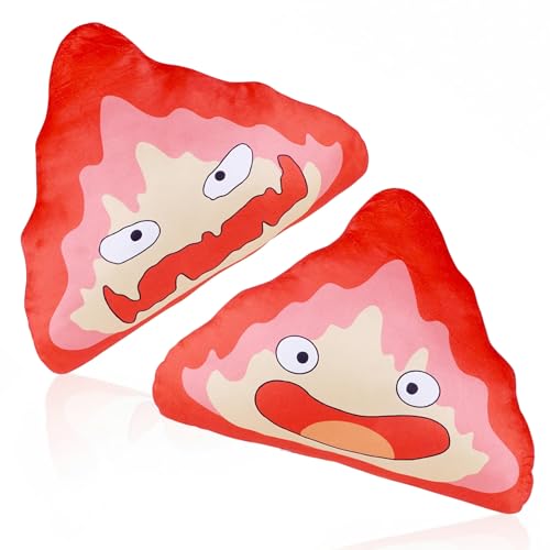 CoolChange Calcifer Cojín para fans del anime, cojín decorativo