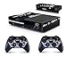 Price comparison product image GNG Dark joker Console Skin Decal Sticker + 2 Controller Skins compatible with XBOX One