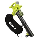Sun Joe iONBV 40-Volt Variable-Speed Cordless Blower/Vacuum/Mulcher, Kit (w/4.0-Ah Battery + Quick Charger)