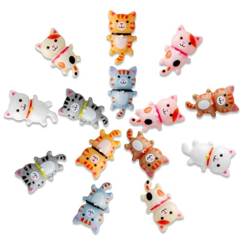 Imanes decorativos de gatitos WATINC 14 unidades