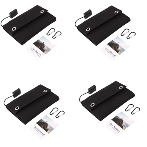 Panneau solaire portable pliable 4X 12W pour recharger votre batterie en camping