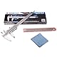 Spurtar Messschieber 150mm / 6 Zoll Schieblehre Messschieber Analog für Durchmesser Tiefe Schritt Messgenauigkeit: 0.02mm / 0.001’’ für Haushalt DIY Schmuck Holzbearbeitung