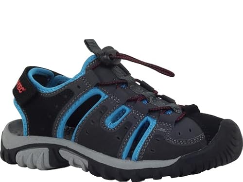 Hi-Tec KOGA Sandalias para Niños Niñas Verano/Sandalia Deportivas Playa Antideslizantes Zapatos junior con puntera cerrada velcro