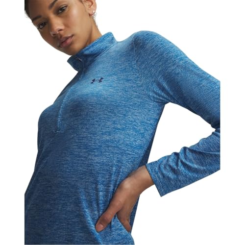 Under Armour Women's Tech Twist Half Zip, 430 Blue, MD - image 3