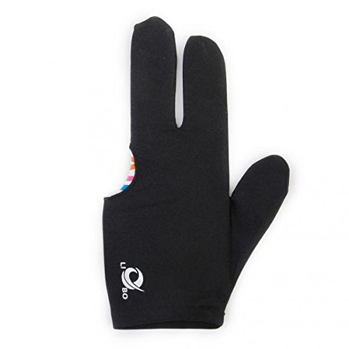 MERISHOPP Bulk 10Pcs Pro Nylon Stretchy Billiard Cue Pool Shooters 3 Fingers Gloves Black| Billiard Accessories | Snooker Gear-image-42