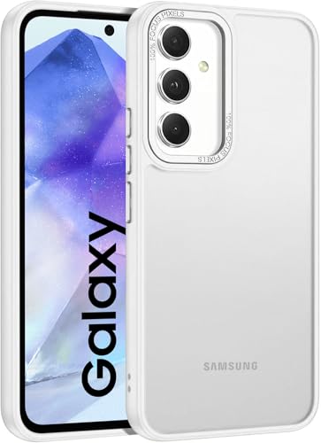 DIZORO Matte Case for Samsung A55 5G Translucent Hard Back Phone Case Anti-Fingerprint Anti-Slip Shockproof Protective Case Cover for Samsung A55 5G Frosted White- Best and cheap mobile covers in India DIZORO Matte Case for Samsung A55 5G Translucent Hard Back Phone Case Anti-Fingerprint Anti-Slip Shockproof Protective Case Cover for Samsung A55 5G Frosted White- Best and cheap mobile covers in India
