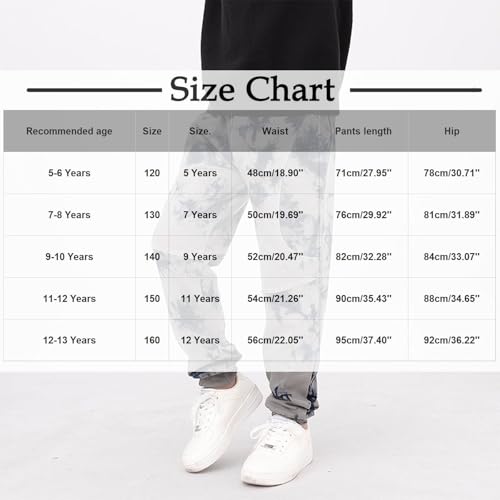 Sweatpants for Boys Casual Drawstring Elastic Waist Joggers with Pockets Baggy Lounge Athletic Cotton Sweat Pants3