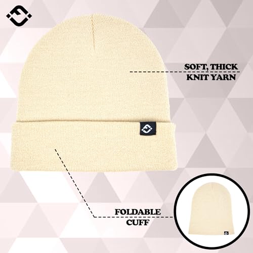 Image of Funky Junque Baby, Toddler & Kids Beanie - Ultra Soft Stretchy Knit Winter Hat for Ages 0-10, Available in 3 Sizes