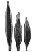Atoke Bell Set with Metal Strikers - African Percussion Banana Bells