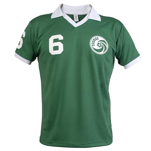 JL Sport Franz Beckenbauer Retro NY Cosmos USA Camiseta de fútbol número 6 Jersey M
