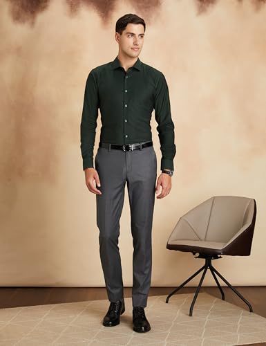 Image of Symbol Premium Men's Wrinkle-Resistant Regular Fit Cotton Formal Shirt
