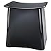 Wenko Tabouret Panier à Linge 2en1 Plus, Coffre à Linge avec Sac Amovible et Tabouret Salle de Bain, Capacité 33L, Plastique, 45x48x33 cm, Noir