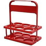 DECHOUS Faltbarer Bierflaschenträger mit Griff Robuster Bierkorb für Bar Ktv und Outdoor Praktischer Getränkekorb für Bierflaschen für Picknick Party und Camping