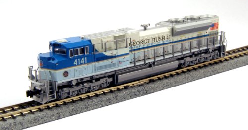 Kato USA Model Train Products EMD SD70ACe #4141 George Bush N Scale Train