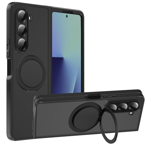 HikerClub Galaxy Z Fold 7 (2025) P[X MagneticΉ 360° ] Magnetic LbNX^h O ~ }bg PC n[h obN ϏՌ VR[ ubN