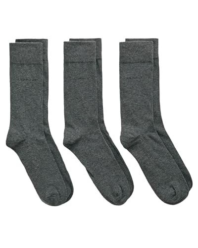 GANT Masculino, preto, Melange de carvĂŁo, Tamanho Ăšnico
