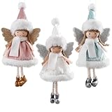 Photo Gallery uposao 3 bambole a forma di angelo, ornamenti natalizi da appendere all albero di natale, bambole fatte a mano, decorazioni per elfi, bambola di angelo in peluche, ornamento da appendere per feste per Photo Gallery uposao 3 bambole a forma di angelo, ornamenti natalizi da appendere all albero di natale, bambole fatte a mano, decorazioni per elfi, bambola di angelo in peluche, ornamento da appendere per feste per