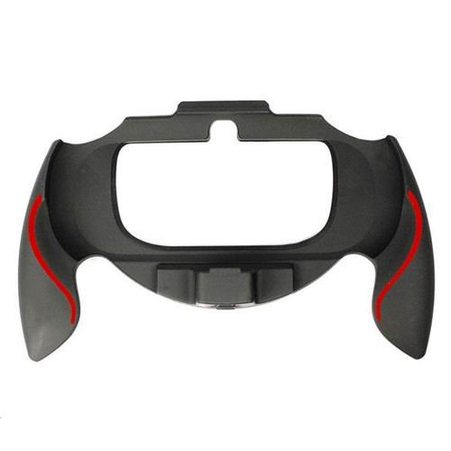 OSTENT Durable Joypad Bracket Holder Case Hand Grip Handle Compatible for Sony PSV PS Vita Color Red