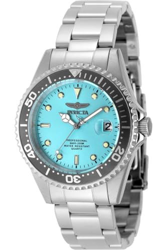 Invicta Pro Diver Men 37.5mm Stainless Steel Steel Blue dial PC32 Quartz